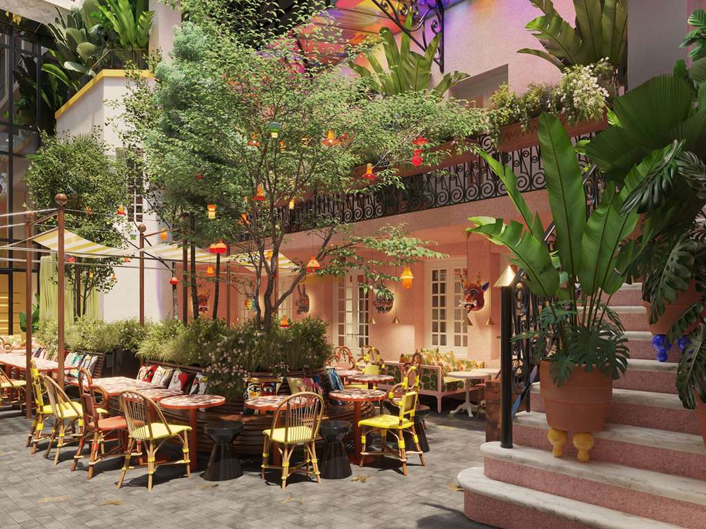Terrasse på Hyde Mexico City Reforma